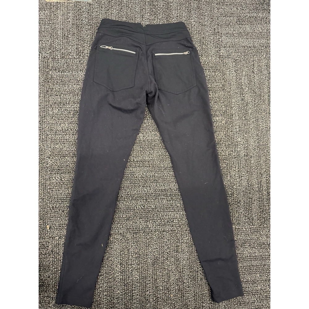 Lululemon Pant Black Trouser Leggings Womens Size‎ 4 Reflective Biking Hiking - Picture 5 of 5